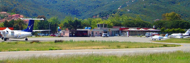 l'aereoporto di Campo nell'Elba